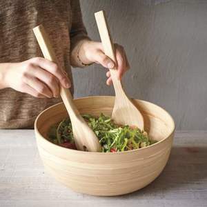 Vente chaude Vietnam Bol en bambou filé à la main/Bol en bambou/Assiette en bambou avec logo personnalisé 100% Bambou de haute qualité par Eco2go - Product Image 6