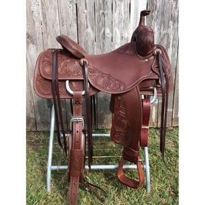 Silla de Montar de Cuero Puro y Madera, Estilo Inglés, Ecológica, Absorbente de Sudor, de la Mejor Calidad, Fabricada en Acero Inoxidable SUS304, Precio de Fábrica - Product Image 1