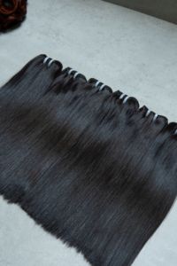 Extensiones de Cabello Humano Vietnamita Remy Liso Sedoso con Ondas, de Donante, Tejido a Máquina Doble - Product Image 4