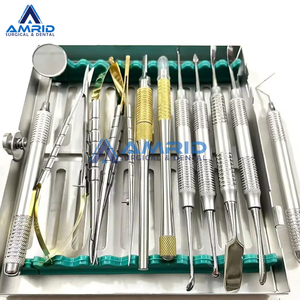Kit de chirurgie péri-dentaire microscopique, instruments chirurgicaux manuels en acier, certifiés CE, garantie 5 ans, meilleur prix, ensemble pour soins bucco-dentaires - Product Image 4