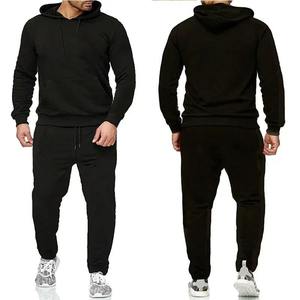 Básico hombres/mujeres 2 unids/set sudadera sudaderas con capucha pantalones 2024 gimnasios masculinos Fitness Tops Joggers ropa deportiva chándales - Product Image 6