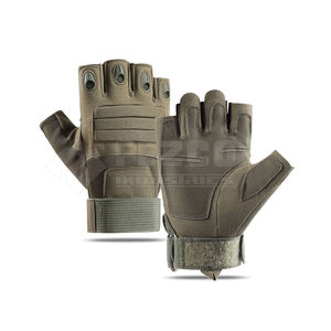 Transpirable Ultimate Personalizable Medio dedo Guantes de cuero Heavy Duty Levantamiento de pesas Fitness Gear Gimnasio Deportes Guantes de gimnasio duraderos - Product Image 2