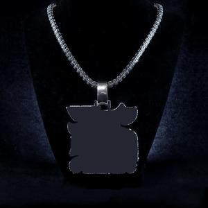 Collar con colgante grueso para hombres y mujeres Joyería unisex moderna - Product Image 6