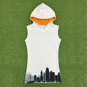 Tenues de football professionnelles 7 contre 7, respirantes, personnalisables, hauts en tissu polyester/coton, vêtements de football unisexes pour adultes - Product Image 3