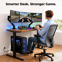 Chine Usine Électrique Hauteur Réglable Bureau Table Debout Bureau Double Moteur Ordinateur Portable Stand Moderne Sit Stand Caractéristique