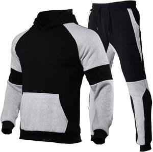 Vente en gros de survêtements en polyester coupe ajustée pour hommes, vêtements de sport de jogging épais 100% coton pour la course d'hiver - Product Image 4