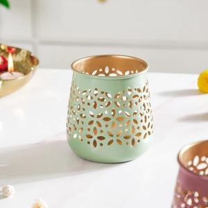 Luz de té hecha a mano decorativa de Navidad, candelabro chapado personalizado votivo para decoración del hogar, centros de mesa - Product Image 3