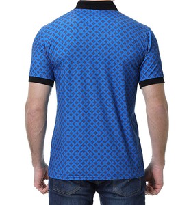 เสื้อโปโลผู้ชาย220กรัมปรับแต่งได้สีทึบผ้าฝ้ายโพลีเอสเตอร์สำหรับใส่เล่นกอล์ฟ - Product Image 5