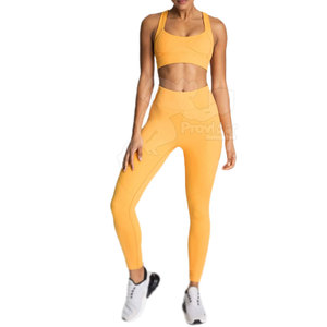 Entrenamiento Gimnasio Ropa de fitness Mujeres Conjuntos de yoga Nuevo estilo Casual Mujeres Yoga Set Tamaño personalizado Conjunto de yoga - Product Image 1