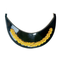Casquette à visière fantaisie à carreaux, brodée, pour fanfare, chapeaux de fête en plein air, polyester/coton, unisexe, vente en gros, couvre-chef