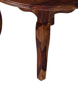 Table basse de haute qualité avec bois massif fait Table basse de style moderne de forme ronde pour la décoration de salon - Product Image 6