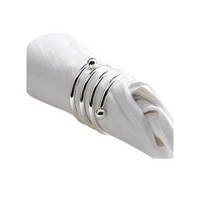 Ensemble de 3 anneaux de serviette de différentes formes, taille personnalisée, forme ronde, anneaux de serviette fabriqués en Inde - Product Image 3