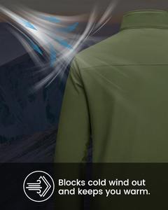 Chaqueta Softshell Personalizada para Hombre, de Lona, Resistente, Impermeable, para Senderismo al Aire Libre, Deportiva, con Capucha, Acolchada, Transpirable, para Invierno - Product Image 4