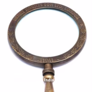 Loupe encadrée en laiton - Product Image 2