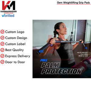 Poignées de musculation en néoprène sur mesure, nouveaux coussinets de paume robustes pour la salle de sport, équipement de sécurité pour l'entraînement, antidérapant, poignées de levage pour la remise en forme - Product Image 4