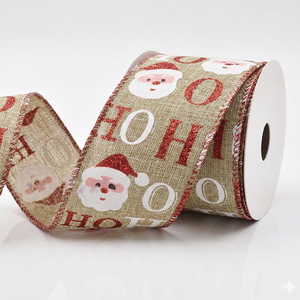 Nastro in tessuto con motivo natalizio da 9 metri - Product Image 4
