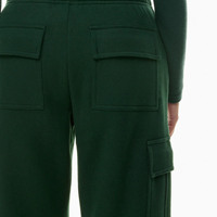 Pantalones Cargo Holgados para Mujer, Material 100% Algodón, con Múltiples Bolsillos, Estilo Urbano, Pantalones de Correr de Invierno con Diseño de Frente Plano