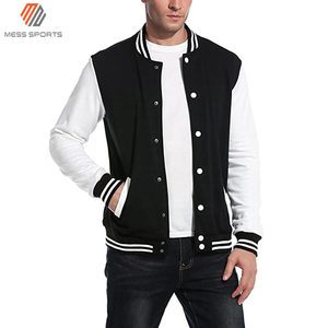 Latest Fashion Wholesale MESS SPORTS Men's Winter College Varsity Baseball Wool Jackets High Quality Customized Reversible - Product Image 2