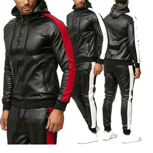 OEM en blanco personalizado de calidad superior 2024 chándal, hombres mujeres cuero liso moda gran oferta chándal adulto - Product Image 1