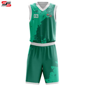 Sportswear Training Basketball Uniform Mens Breathable Set Custom Logo Reversible Basketball Uniforms Made in Pakistan - Product Image 6