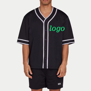 เสื้อยืดฮิปฮอปทรงบ็อกซี่ โพลีเอสเตอร์ ซับลิเมชั่น แห้งเร็ว คอวี สำหรับผู้ชาย ยูนิฟอร์ม สตรีทแวร์ เสื้อเบสบอลแบบสั่งทำพิเศษ ปี 2026 - Product Image 6