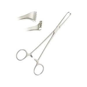 Manual Stainless Steel Ratcheted Forceps with Serrated Jaws for Firm Hold CE Certified <b>Surgical</b> Instrument - Product Image 3