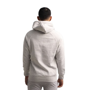 Sudadera con capucha de lana informal de alta calidad para hombre, Sudadera con capucha en blanco barata del fabricante con estampado liso bordado de poliéster de invierno - Product Image 2