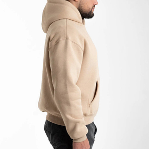 เสื้อฮู้ดดี้ผู้ชายคุณภาพสูง ขายดี ปี 2025 ขายส่ง เสื้อฮู้ดดี้ผ้าฝ้ายทรงโอเวอร์ไซส์ เสื้อฮู้ดดี้พื้นฐานทรงโอเวอร์ไซส์ลำลอง - Product Image 4