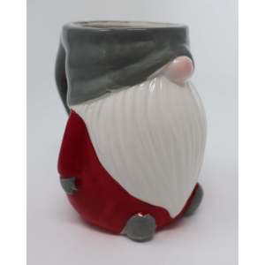 Taza de Gnomo 3D Roja, Gris y Blanca, 400 ml de Capacidad, Diseño Europeo, Patrón de Dibujos Animados, Cuchara Segura, Novedad Pintada para Regalos - Product Image 1