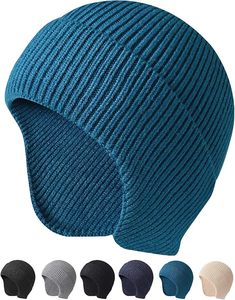 Gorro de Invierno Térmico de Moda con Forro Polar, Diseño de Punto Elegante, Unisex, para Deportes al Aire Libre, Campamento, Uso Diario, Viajes - Product Image 1
