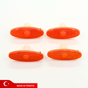 261B00001R 4419475 Ensemble de feux de position latéraux ambrés 4 pièces pour Renault Master Opel Movano Nissan NV400 - Product Image 1