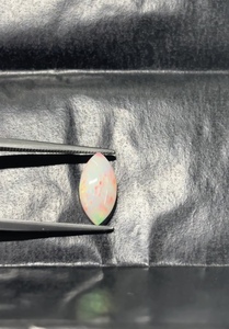 Natural Ethiopian White <b>Opal</b> Cabochon Marquise Shape play of color Jewelry Making Loose Gemstone Certified Top Quality 5x10mm - Product Image 4