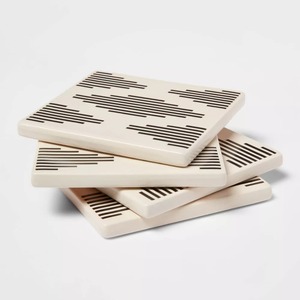 Wholesale Round Stone <b>Coasters</b> with Unique Patterns New Arrival Stone <b>Drink</b> <b>Coasters</b> for Coffee Tables - Product Image 1