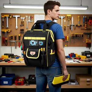 Bolsa de Herramientas Resistente OEM, Organizador de Herramientas Portátil, Correa de Hombro Ajustable, Resistente al Agua, Capacidad de 12L, Almacenamiento con Cierre - Product Image 6