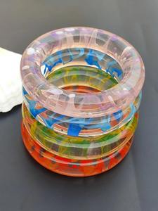 AALIYAN IMPEX-Brazaletes de resina hechos a mano con flores para niñas, perfectos para ropa informal y universitaria, la costa más baja - Product Image 2