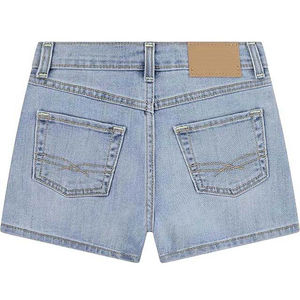 Pantalones Cortos Vaqueros Vintage Rectos de Verano para Mujer, de Cintura Media, con Cuatro Bolsillos, Estilo Casual, Lavado Ácido, Personalizables con Logotipo, OEM, ¡Venta Caliente! - Product Image 5