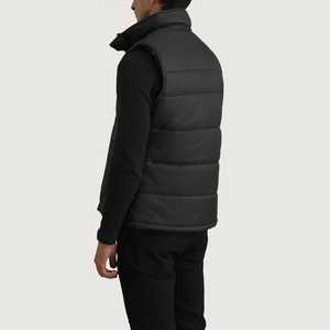 Respirant hommes bouffant gilet chaud léger décontracté extérieur sans manches veste Style de mode - Product Image 2