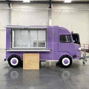 Selling FOOD TRUCK <b>Van</b> Catering Cart Burgers Fries Ice Cream Bus Mobile Food Truck Full Kitchen Concession Food Trailer for Sale - Product Image 1