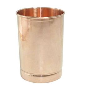 Vaso de cobre 100% de alta calidad vaso de cobre hecho a mano para agua potable diseño moderno vaso pulido brillante - Product Image 1