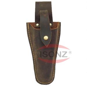 Gaine de pinces en cuir personnalisée avec gaine de couteau de fermeture de bouton pour couteaux à lame fixe, support d'étui de couteau pour ceinture - Product Image 5