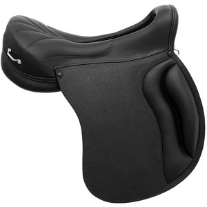 Nuevos diseños de doma de la mejor calidad, silla de montar resistente a caballos, productos de Carreras de Caballos ingleses sintéticos ligeros de la India - Product Image 1