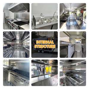 Fast <strong>Food</strong> <strong>Truck</strong> With Full Kitchen Concession Catering <strong>Food</strong> Trailer Pizza Burger Container Restaurant Bar for Sale Usa Australia - Product Image 6