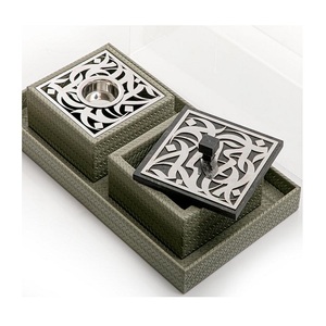 Brûleur Bakhoor de forme carrée fait à la main avec plateau et couvercle en métal Brûleur Oud Mabkhar de première qualité pour une utilisation à la maison et à l'hôtel - Product Image 3
