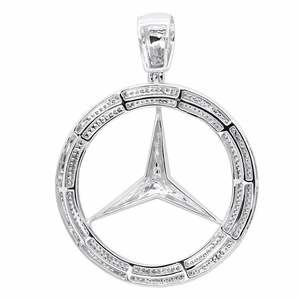 Colgante de oro de 14 K personalizado con diamante blanco de tamaño pequeño cultivado en laboratorio CVD con color VVS VS Clarity GH directo del fabricante - Product Image 4