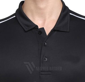 เสื้อโปโลแฟชั่นสีทึบสำหรับผู้ชาย, เสื้อโปโลแห้งเร็วคุณภาพสูงสวมใส่สบายและมีสไตล์ - Product Image 6