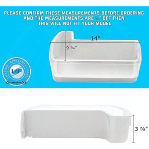 ตะกร้าชั้นวางของด้านซ้ายด้านล่างสำหรับตู้เย็นซัมซุง รุ่น DA97-08400A/DA97-08400C  วัสดุพลาสติก สภาพใหม่ - Product Image 2