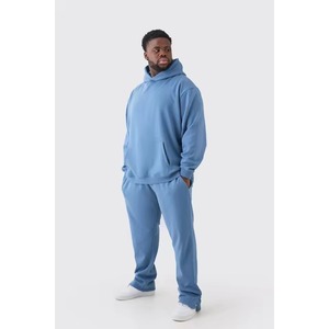 Conjunto Deportivo Personalizado Unisex con Capucha, de Poliéster/Algodón Sólido, Ligero, de Alta Calidad, para Invierno, Estilo Urbano, Corte Regular - Product Image 1