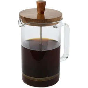 Cafetière à piston personnalisée en ivoire, gadgets élégants - Product Image 1