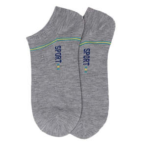 Chaussettes basses pour hommes - Gris - Product Image 1