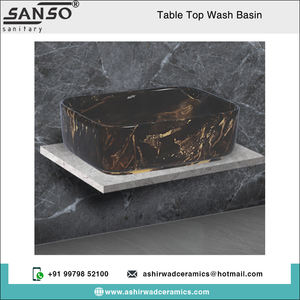 Artículos sanitarios de alta calidad, lavabo de cerámica para manos, forma ovalada para baños, experiencia profunda, precio bajo - Product Image 2